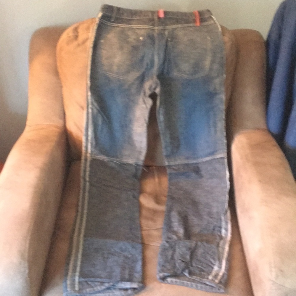 HOST Pick🍀 𝅺KOPHERHOUSE Pink Piping Inside Outside Reversed Style Unique Jeans - Picture 2 of 7